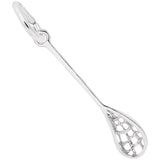 Silver LACROSSE CHARM