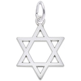 Silver STAR OF DAVID CHARM