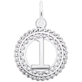 Silver NUMBER 1 CHARM