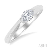 1/3 Ctw East-West Set Marquise Cut Diamond Fashion Ring in 14K White Gold