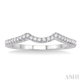 1/8 Ctw Diamond Matching Wedding Band in 14K White Gold