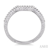 1/8 Ctw Diamond Matching Wedding Band in 14K White Gold