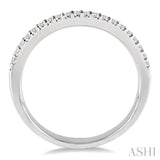 1/6 Ctw Round Cut Diamond Wedding Band in 14K White Gold