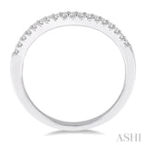 1/6 Ctw Round Diamond Wedding Band for Her in 14K White Gold