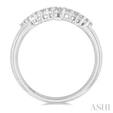 1/4 ctw Scatter Round Cut Diamond Fashion Ring in 14K White Gold