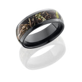 Lashbrook Zirconium 8Mm Domed Band With 5Mm Mossy Oak Obsession Pattern Z8D15/Mocob
