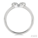 Butterfly Shape Petite Diamond Fashion Ring